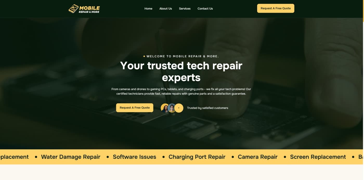 Digital Transformation for a Tech Service Powerhouse: Mobile Repair & More — Mobile Repair & More case study
