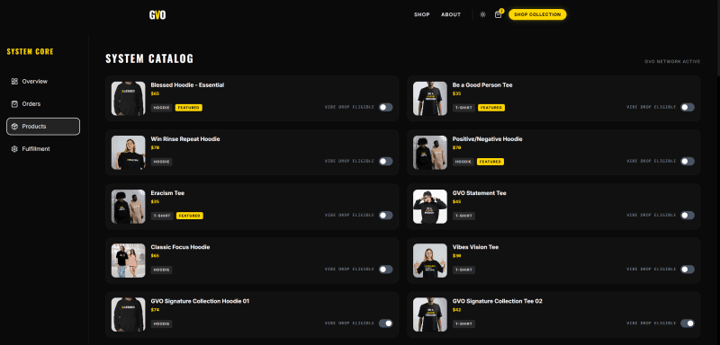 How We Built a Premium Streetwear E-commerce Platform with Automated Print-on-Demand Order Routing for Good Vibes Only screenshot 5