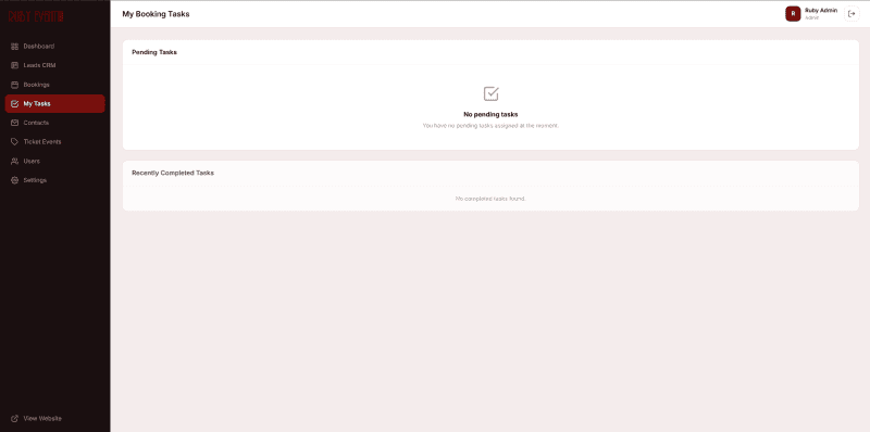 Revolutionizing Event Management: A Custom CRM & Booking Ecosystem for Ruby Event Center screenshot 6