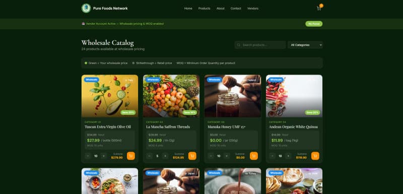 Globalizing Taste: Building a Premium End-to-End E-commerce Ecosystem for Pure Foods Network screenshot 4