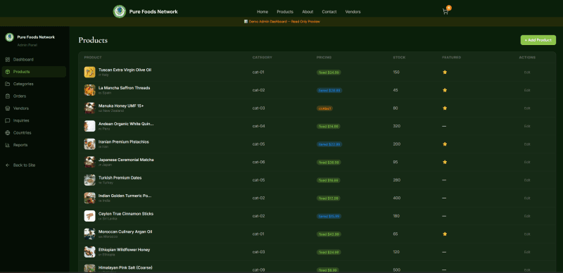 Globalizing Taste: Building a Premium End-to-End E-commerce Ecosystem for Pure Foods Network screenshot 6