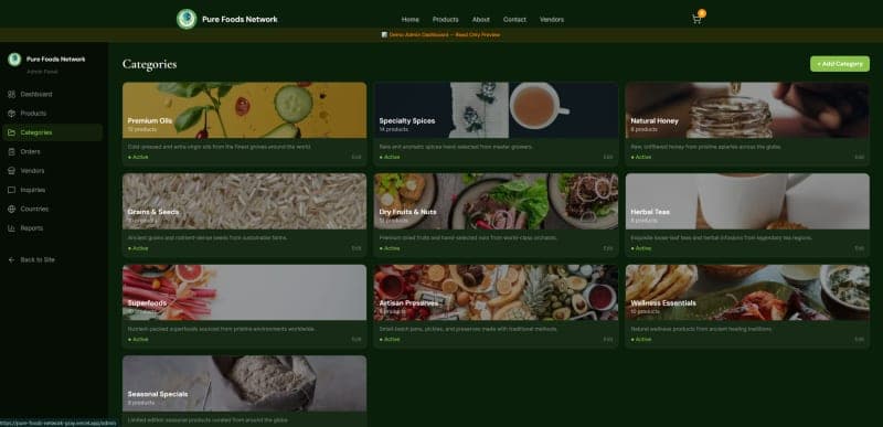 Globalizing Taste: Building a Premium End-to-End E-commerce Ecosystem for Pure Foods Network screenshot 7