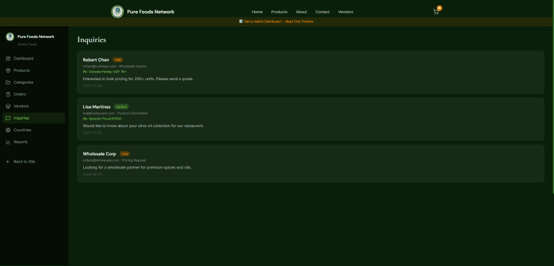 Globalizing Taste: Building a Premium End-to-End E-commerce Ecosystem for Pure Foods Network screenshot 8