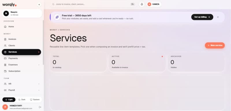 Title: Revolutionizing the Digital Workspace: A Comprehensive Web Development & UI/UX Transformation for Worqly screenshot 4