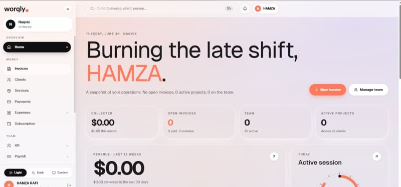 Title: Revolutionizing the Digital Workspace: A Comprehensive Web Development & UI/UX Transformation for Worqly screenshot 6