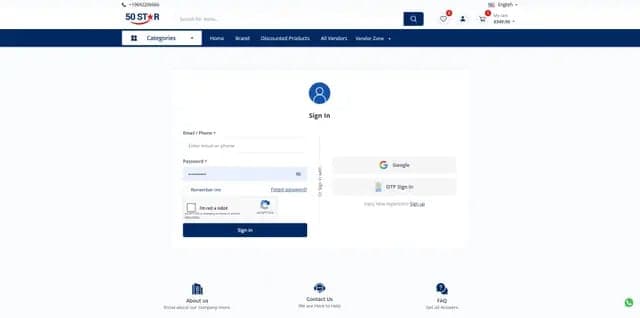 How We Engineered 50Star — A Full-Scale Multi-Vendor Marketplace Platform with End-to-End Apps, Auto-SEO & One-Click Design Control for the U.S. Market screenshot 2