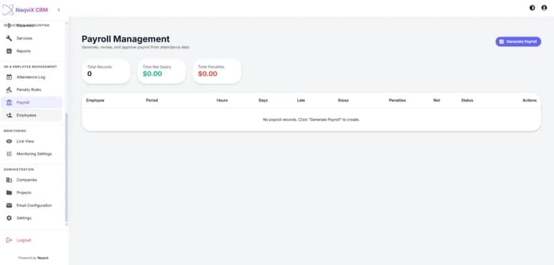Streamlining Agency Operations: The Naqvix Custom CRM & Invoicing Platform screenshot 6