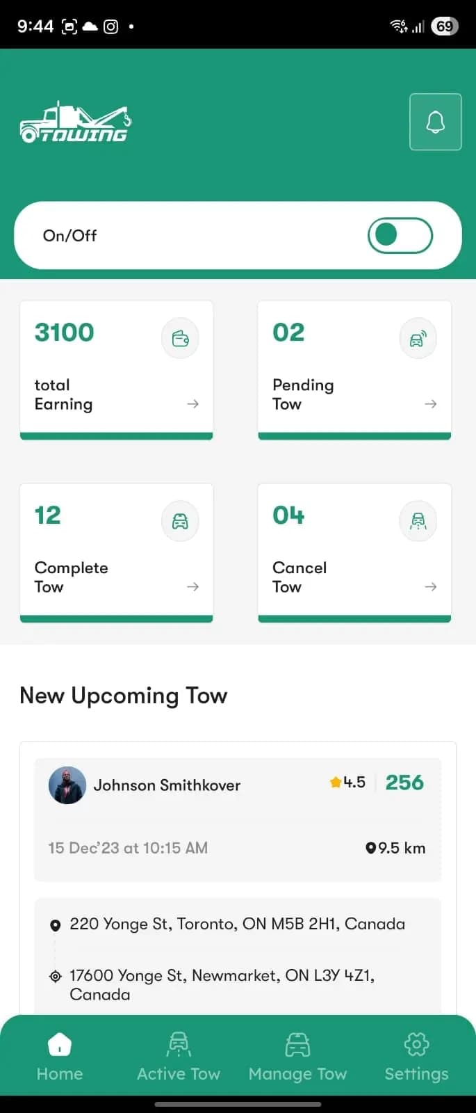 On-Demand "Uber for Towing" Mobile App Ecosystem screenshot 7
