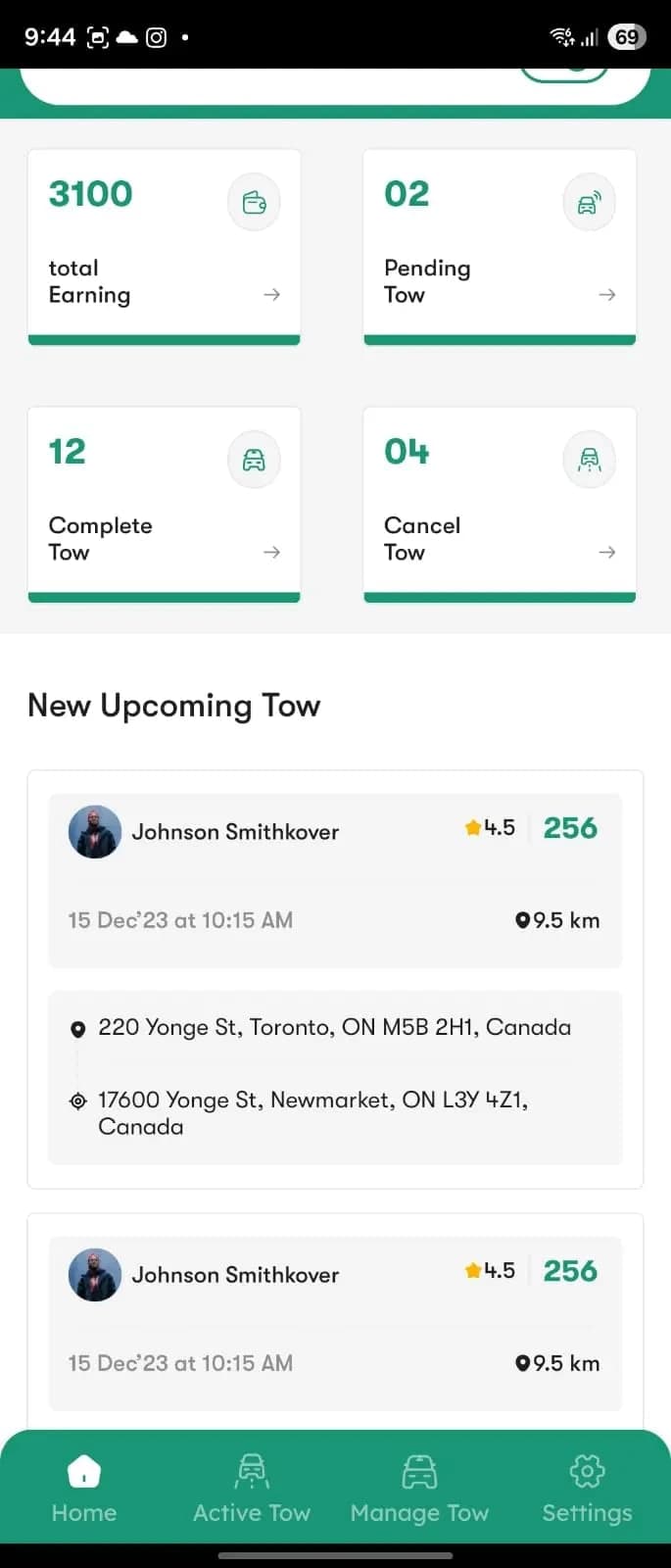 On-Demand "Uber for Towing" Mobile App Ecosystem screenshot 8