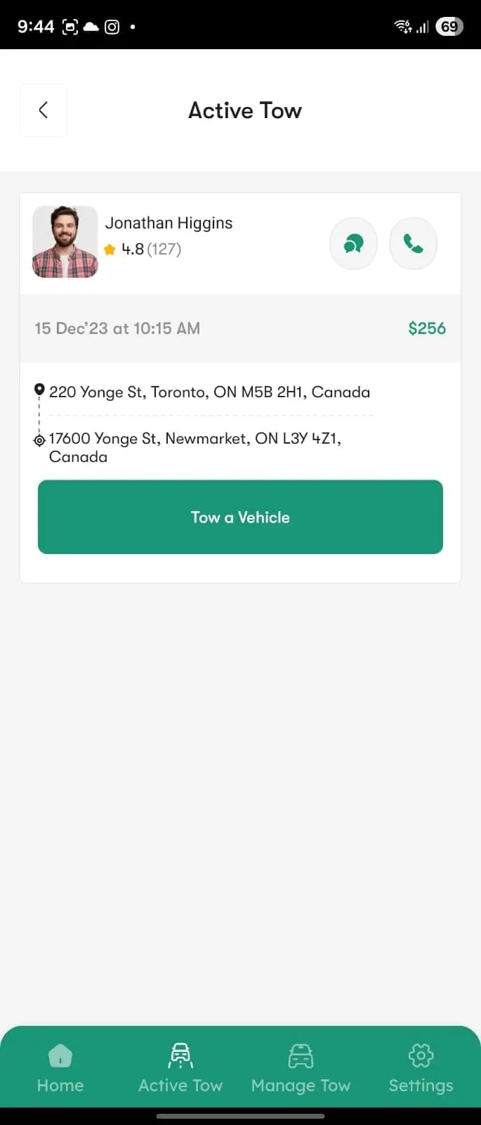 On-Demand "Uber for Towing" Mobile App Ecosystem screenshot 9