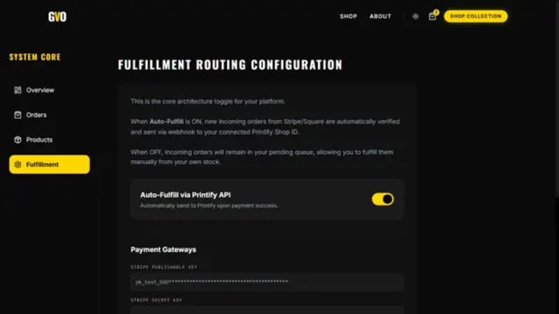 Good Vibes Only: A Streetwear Storefront Where Paid Orders Route Themselves to Production screenshot 5