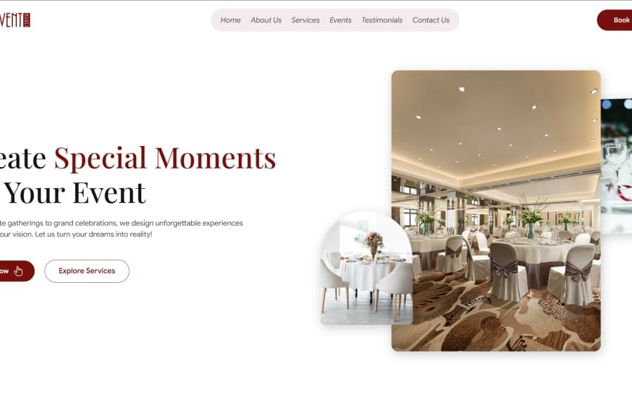 Website, Live Ticketing, and a Custom Booking CRM for Ruby Event Center — Hospitality & Events