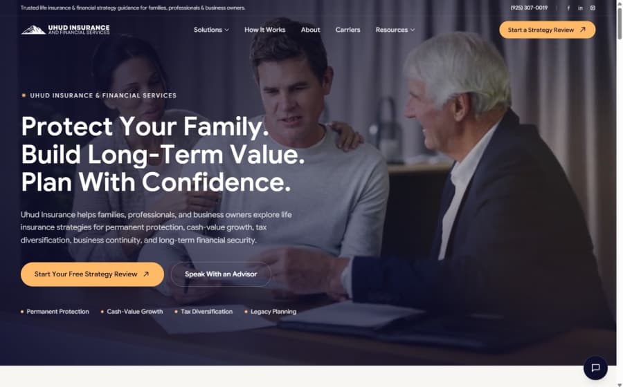 An Advisory-First Insurance Website and a Purpose-Built Sales CRM for Uhud Insurance — Insurance & Financial Services